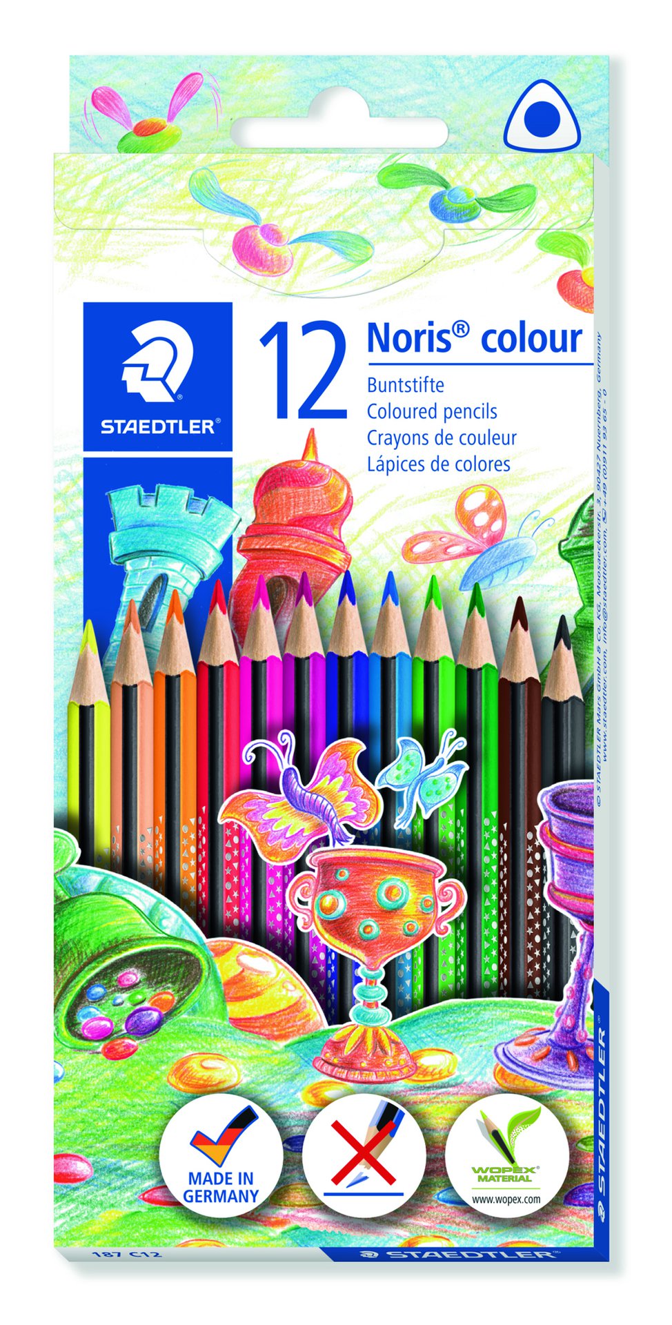 Lápices de colores Staedtler Acuarelables Noris Club X24