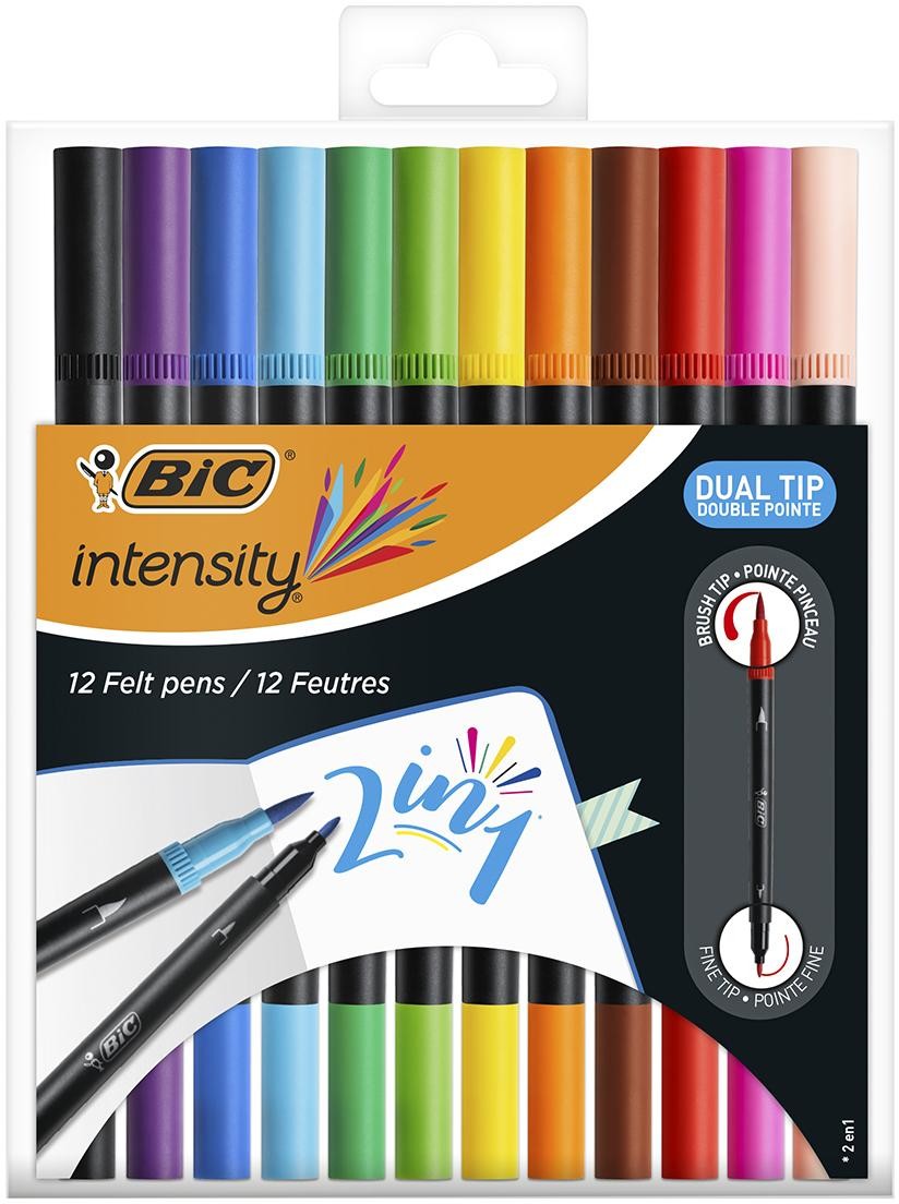 BIC Intensity Fineliners 6 Pennarelli a Punta Fine Pastel