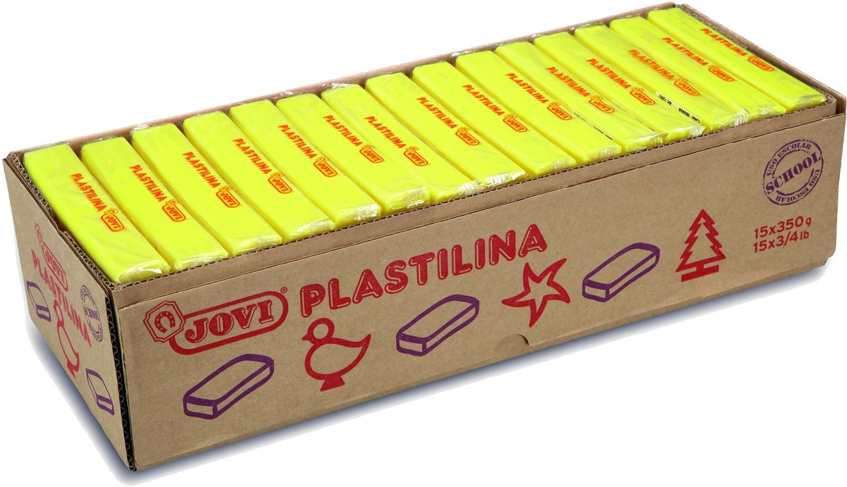 JOVI PAINT WITH PLASTILINA, Expositor con 6 kits surtidos para pintar con  Plastilina